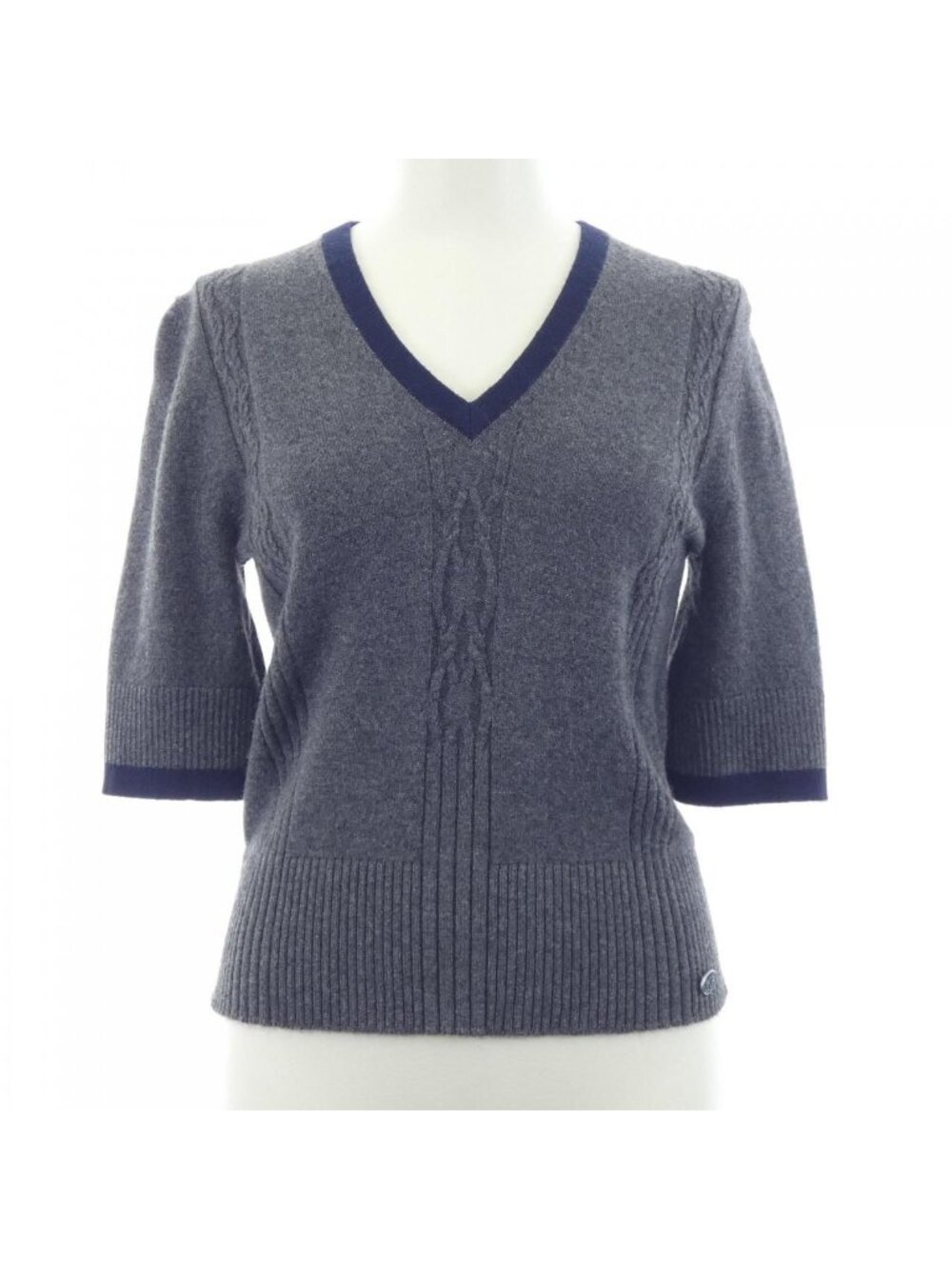 Chanel Knit Sweater Gray